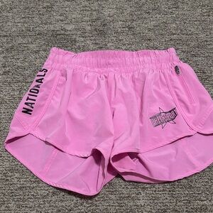 Varsity Pink Athletic Shorts